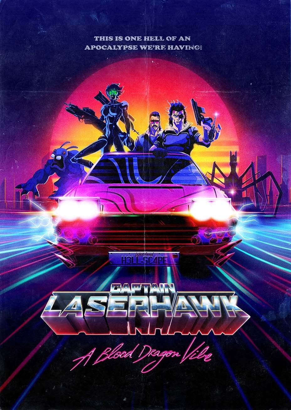 Xem phim Đội trưởng Laserhawk: Blood Dragon Remix